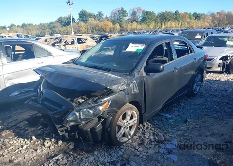 2013 Toyota Corolla S z USA, uszkodzony, nr VIN 2T1BU4EE8DC010490